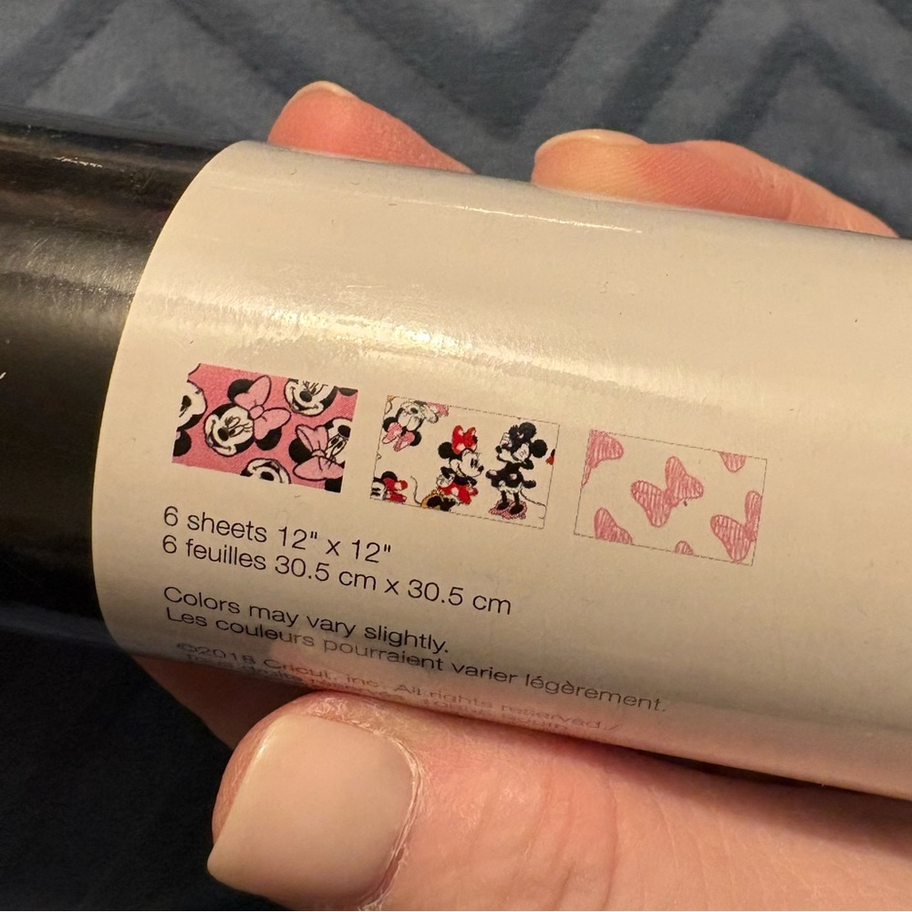 Cricut NWOT Disney Removable Matte Premium Vinyl Sample Bundle of 5 MSRP $17ea - Picture 9 of 12